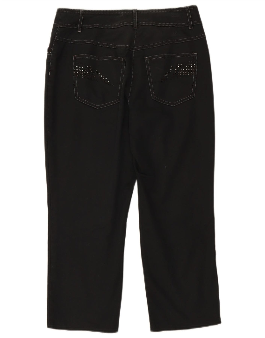 GERRY WEBER Pantalones cortos rectos para mujer W30 L23 Negro