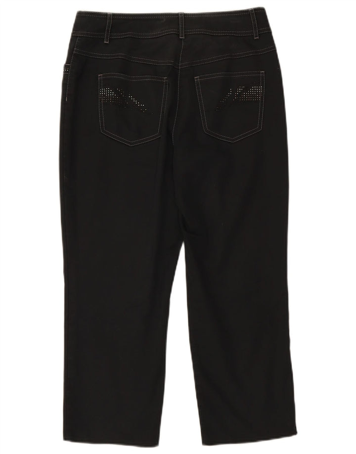 GERRY WEBER Pantalones cortos rectos para mujer W30 L23 Negro