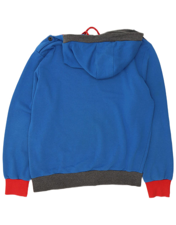 Sergio Tacchini Jersey con capucha militar para hombre 2XL Azul Colorblock