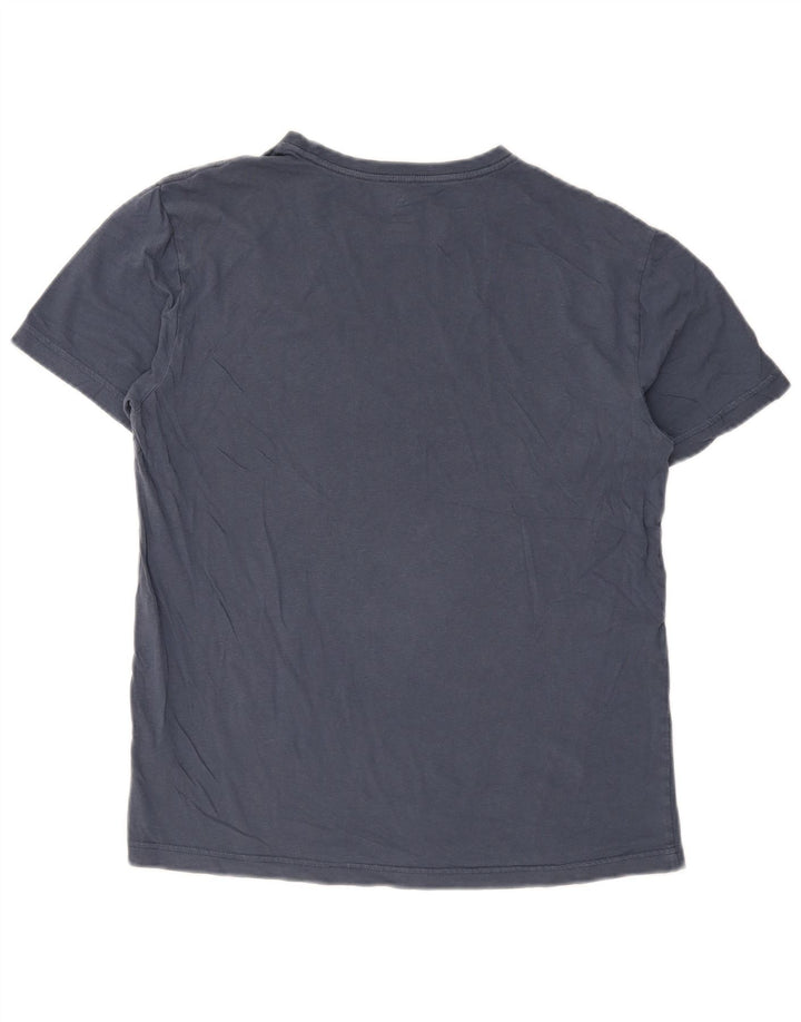 Hurley - Camiseta gráfica para hombre, talla pequeña, algodón azul marino