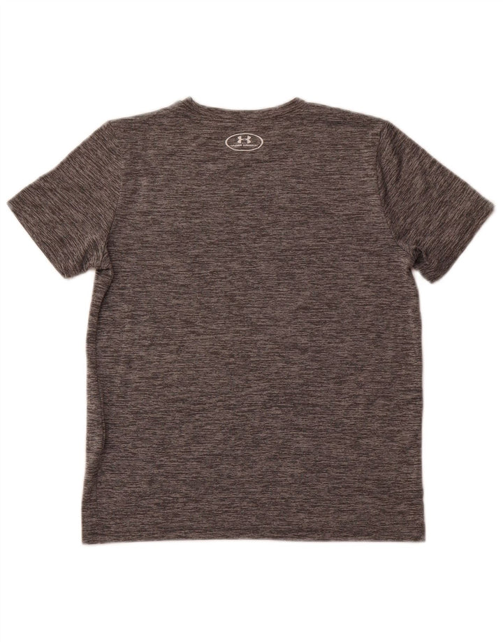 UNDER ARMOUR Camiseta gráfica Heat Gear para niños 11-12 años Grande Gris