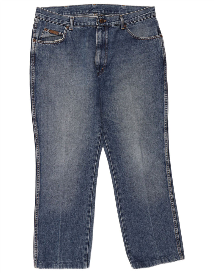 Wrangler Vaqueros Rectos Texas Para Hombre W38 L30 Algodón Azul