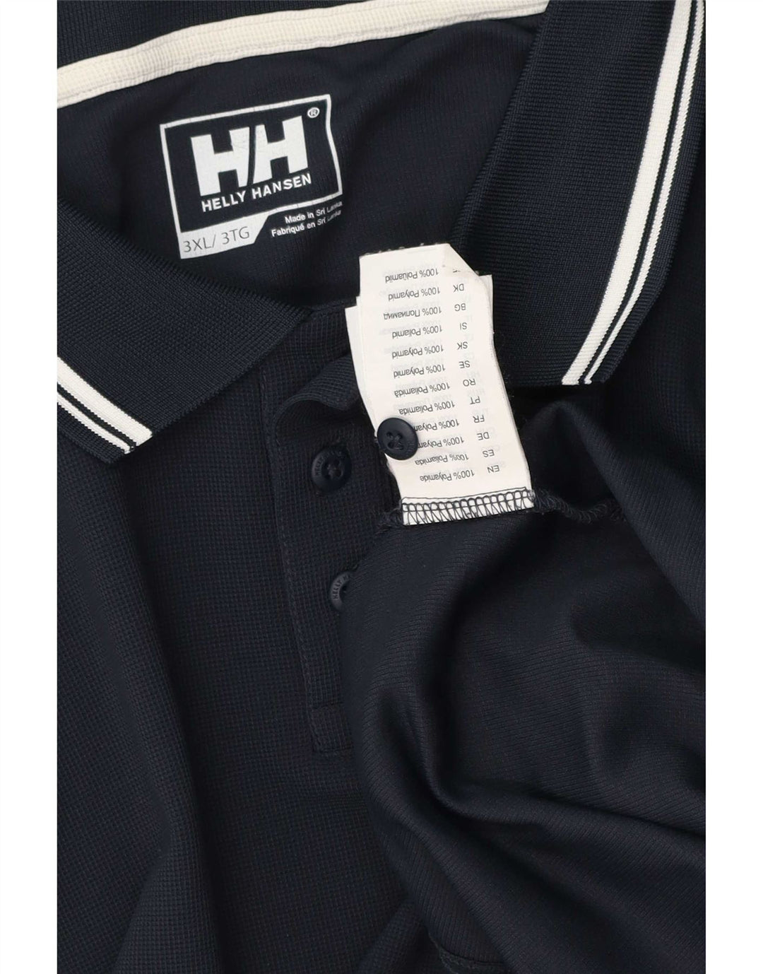 Helly Hansen Polo Hombre 3XL Azul Marino Poliéster