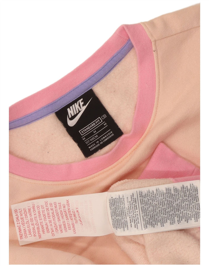 Nike - Sudadera con estampado gráfico para niña, 10-11 años, talla mediana, multicolor