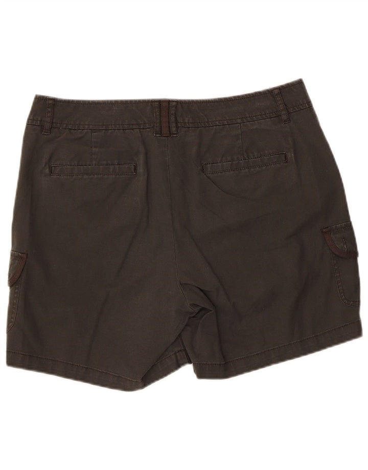Dockers Pantalones cortos tipo cargo para mujer US 8 Medium W32 Algodón gris