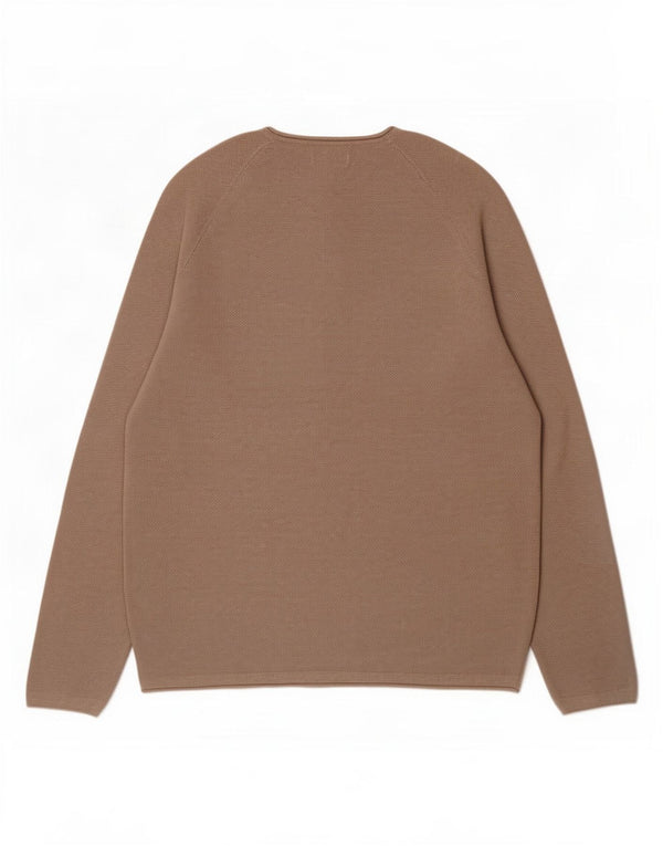 Jersey Jack & Jones Hombre con Cuello Barco XL Algodón Beige