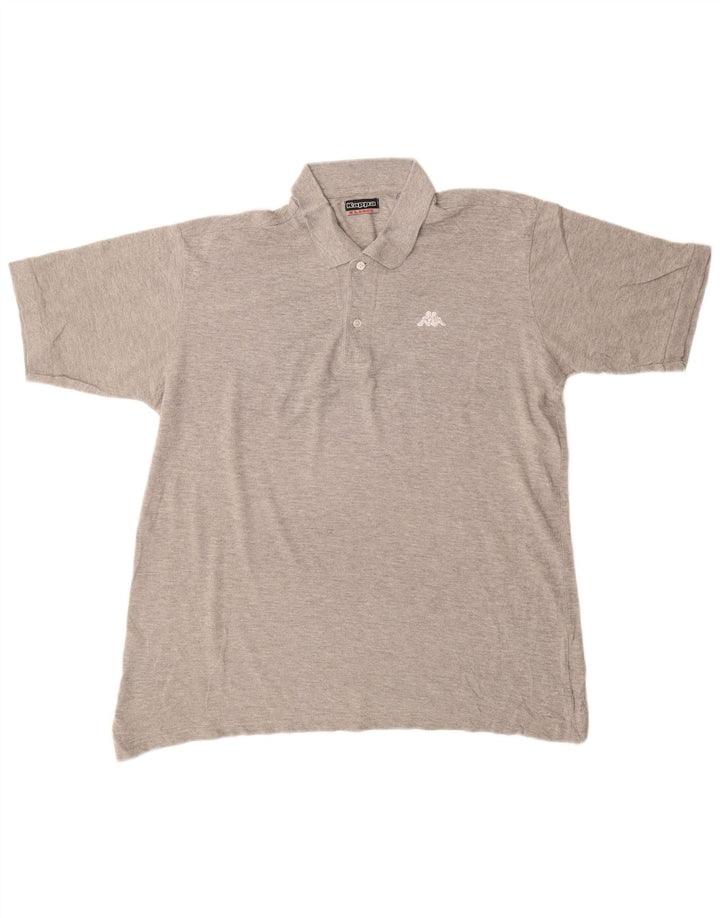 Kappa Polo Hombre XL Gris Algodón