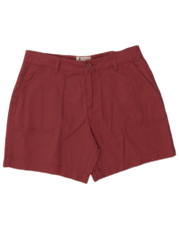 Pantalones cortos chinos para mujer Mountain Warehouse UK 10 Small W30 Algodón rojo