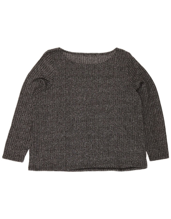 MARKS & SPENCER Blusa para mujer Top UK 20 2XL Poliéster moteado gris