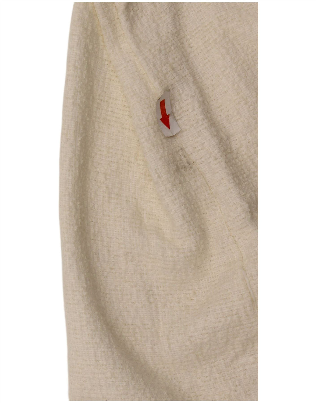 Zara Mujer Vestido Tubo UK 8 Pequeño Algodón Blanco