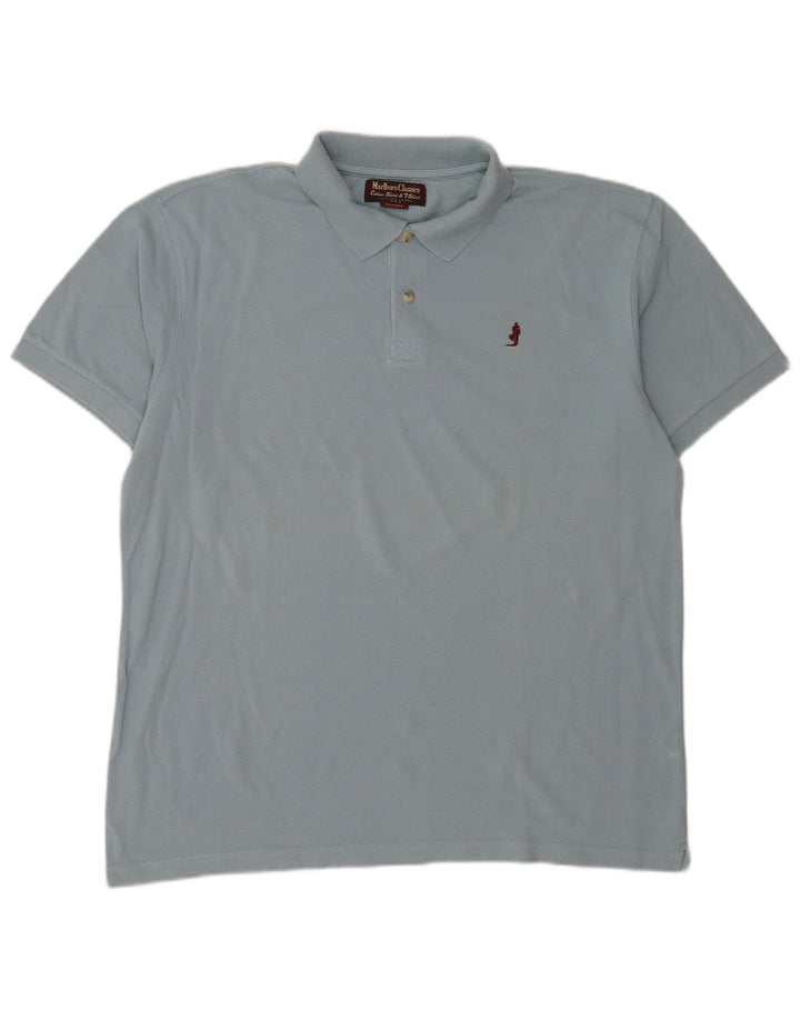 Marlboro Classics Polo Hombre 2XL Algodón Azul