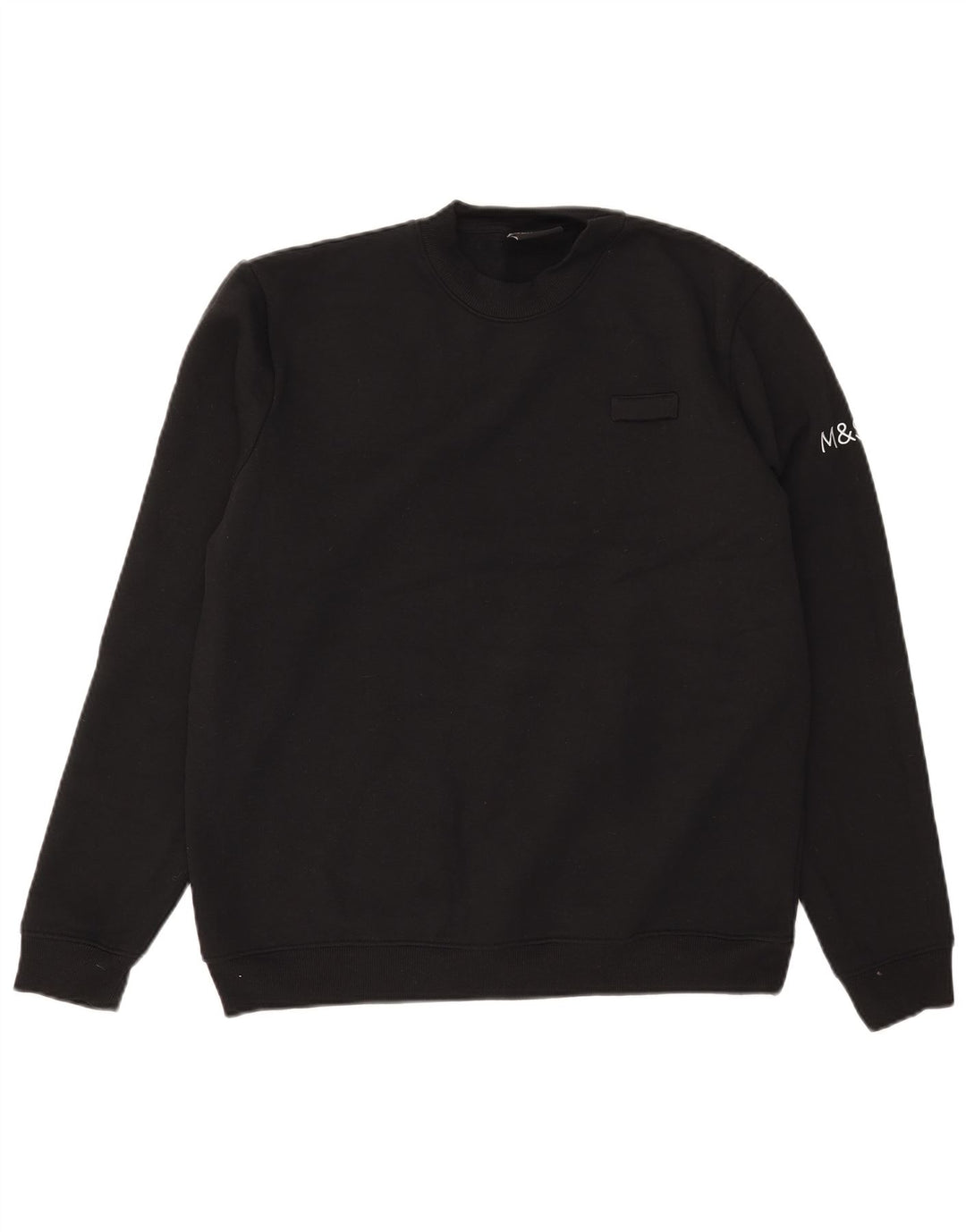 Marks & Spencer Hombre Sudadera Jumper Medium Negro Poliéster