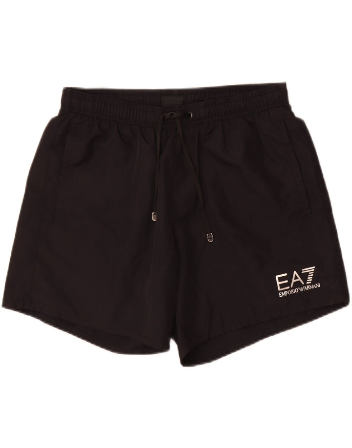 Emporio Armani Hombre Bañador Shorts Grande Negro