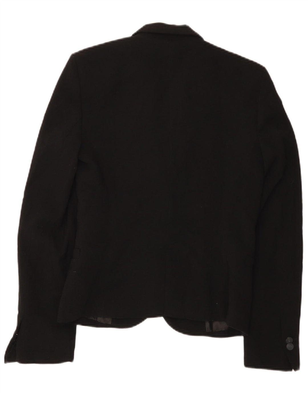 Zara Mujer Chaqueta Blazer De 1 Botón UK 6 XS Negro