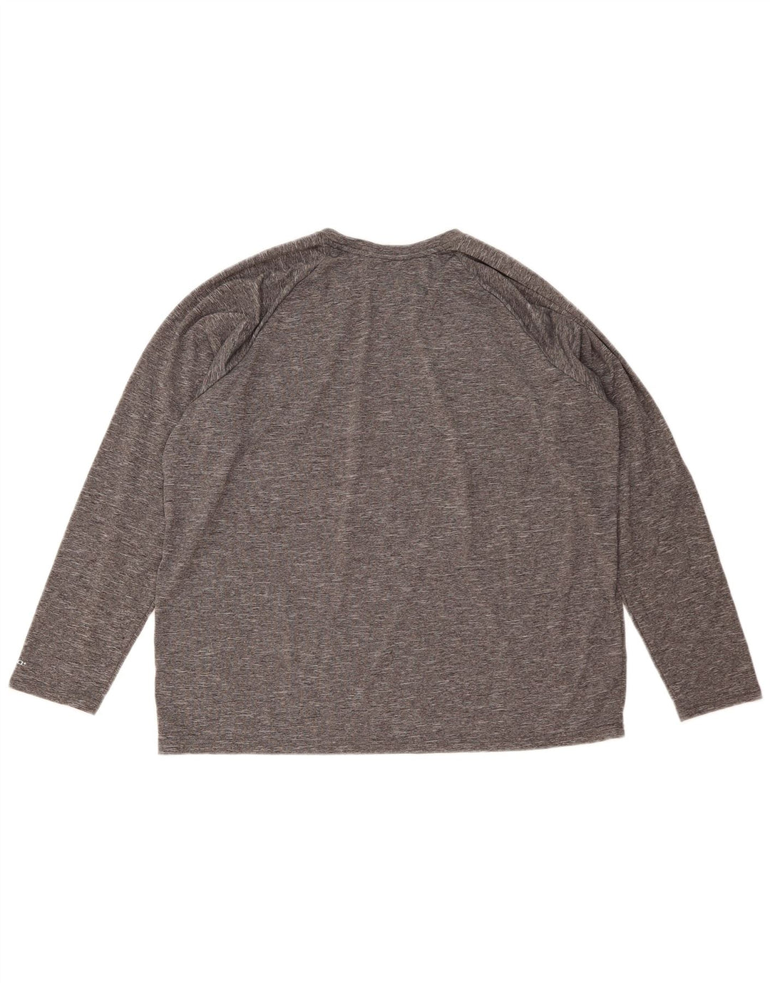 Nike Hombre Dri Fit Top Manga Larga XL Gris Moteado