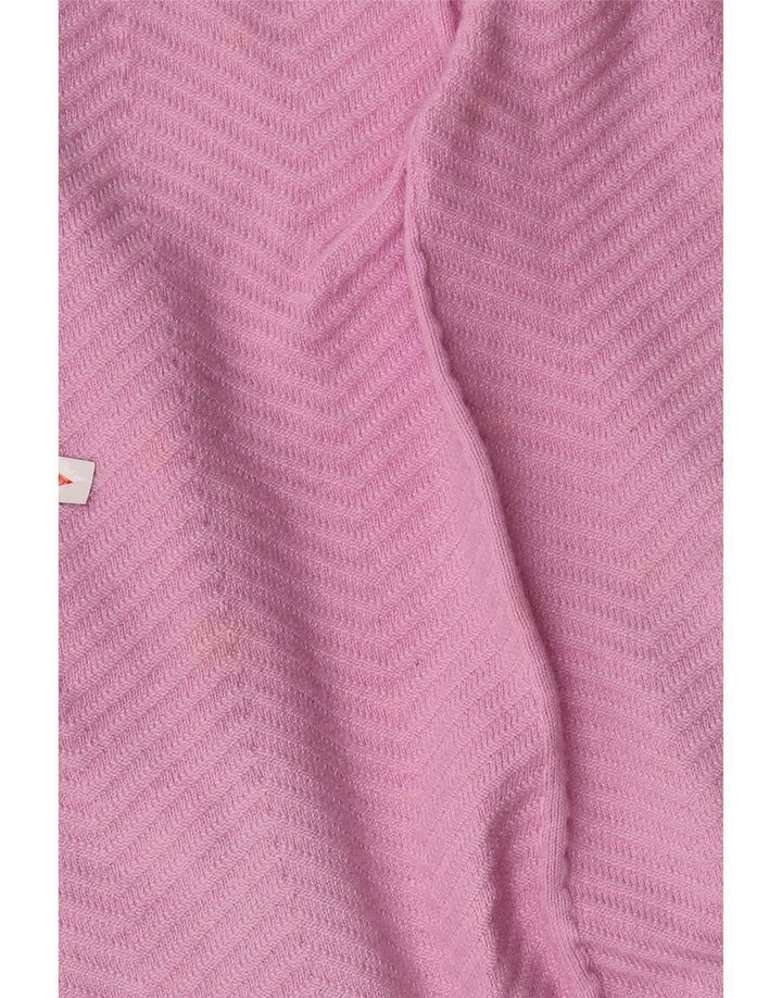 MARKS & SPENCER Suéter tipo cárdigan abierto para mujer Reino Unido 10 Small Pink Chevron