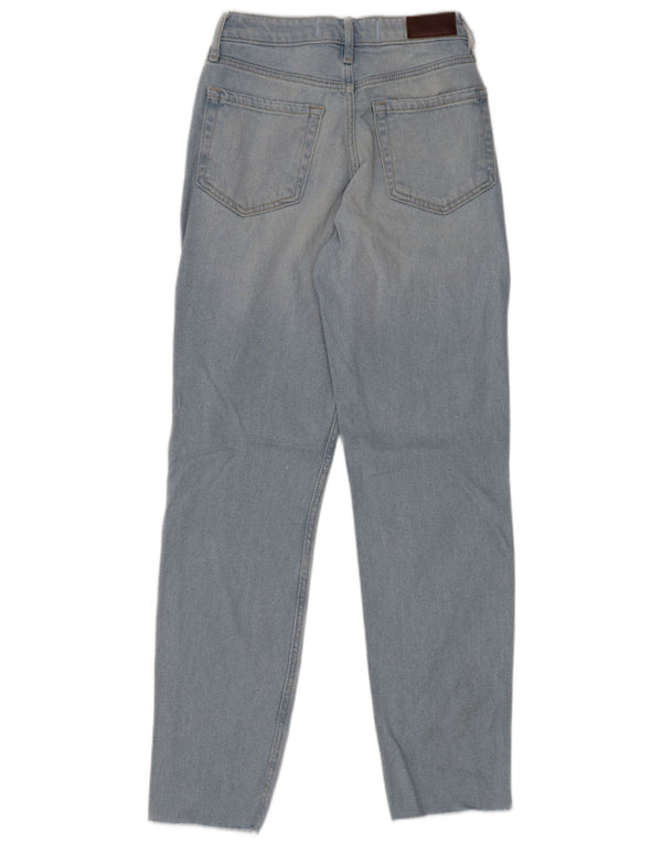 Vaqueros Hollister Mom De Cintura Alta Para Mujer US 00 W23 L27 Algodón Azul