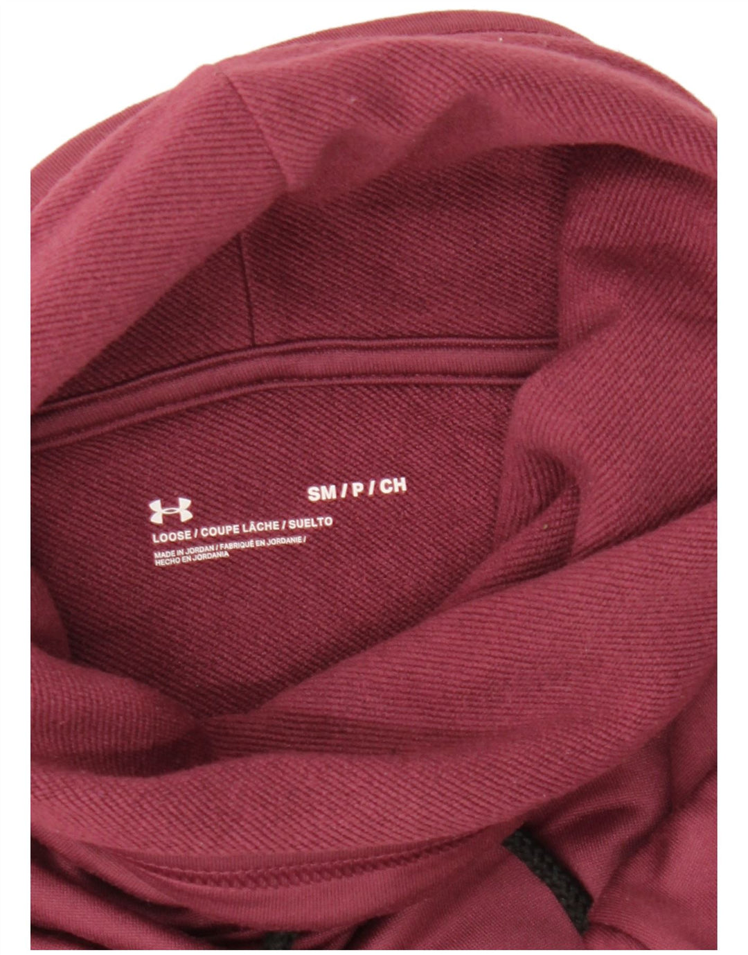 UNDER ARMOUR Sudadera extragrande para mujer, talla 10, color burdeos