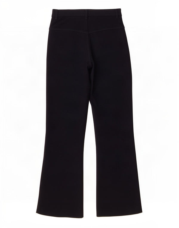 Pantalones casuales acampanados vintage para mujer W28 L31 Azul marino