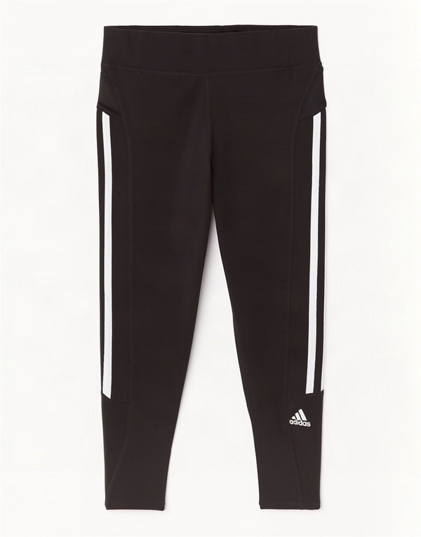 Adidas Womens Climalite Capri Leggings UK 8 Small Black Polyester