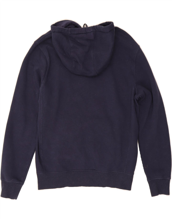 FILA Mens Hoodie Jumper Small Navy Blue Cotton Vintage Fila and Second-Hand Fila from Messina Hembry 
