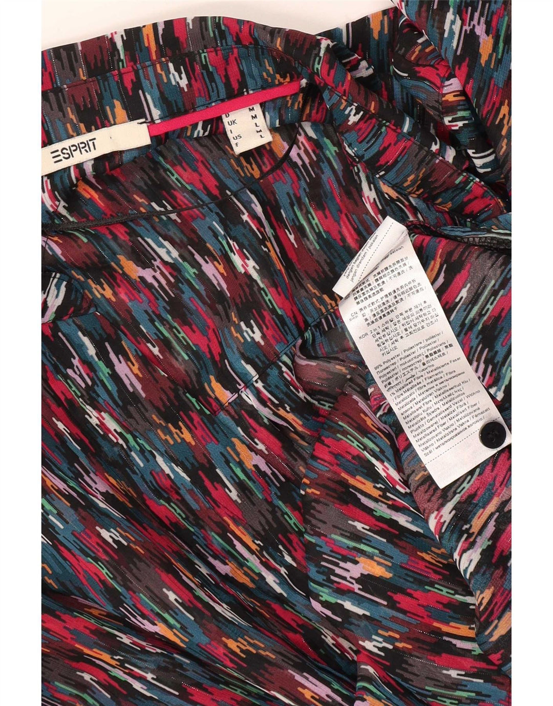 Esprit Camisa tipo jersey para mujer ES 44 Mediana Poliéster geométrico multicolor