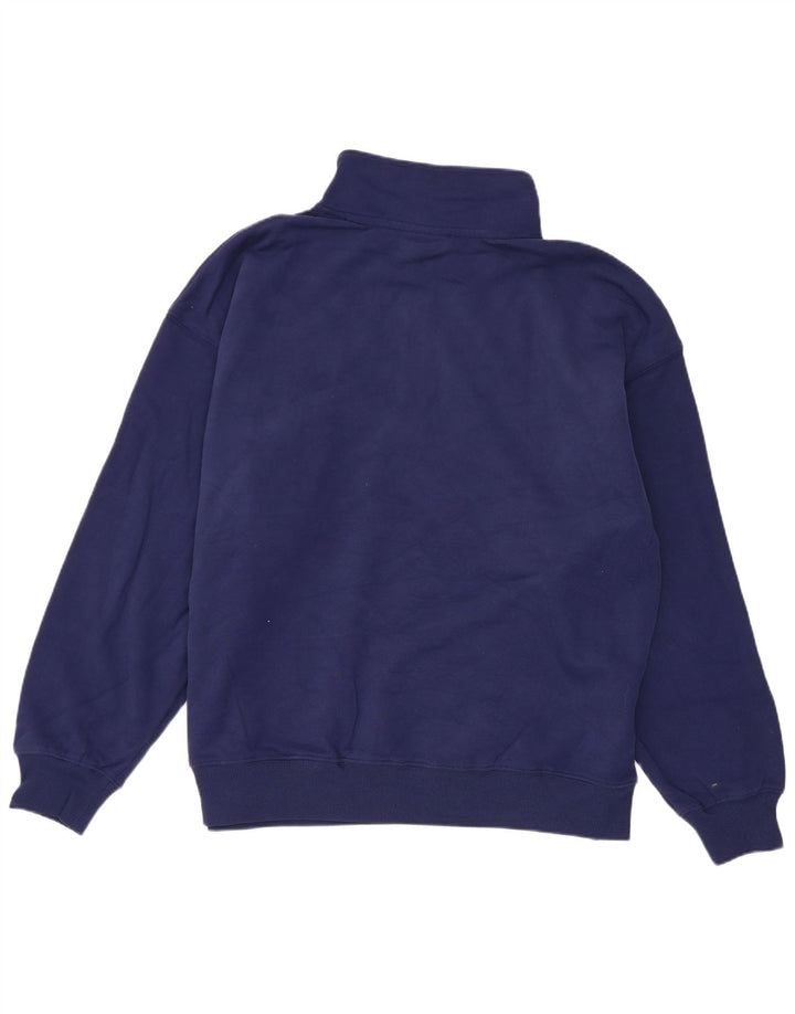 Champion Sudadera Oversize con Cremallera y Cuello para Mujer UK 40 Medium Azul Marino