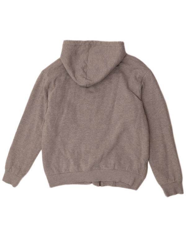 Dickies Mens Sherpa Zip Sudadera con capucha suéter grande gris algodón