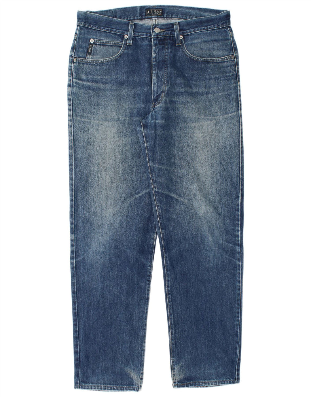 ARMANI JEANS Vaqueros cónicos para hombre W36 L32 Algodón azul