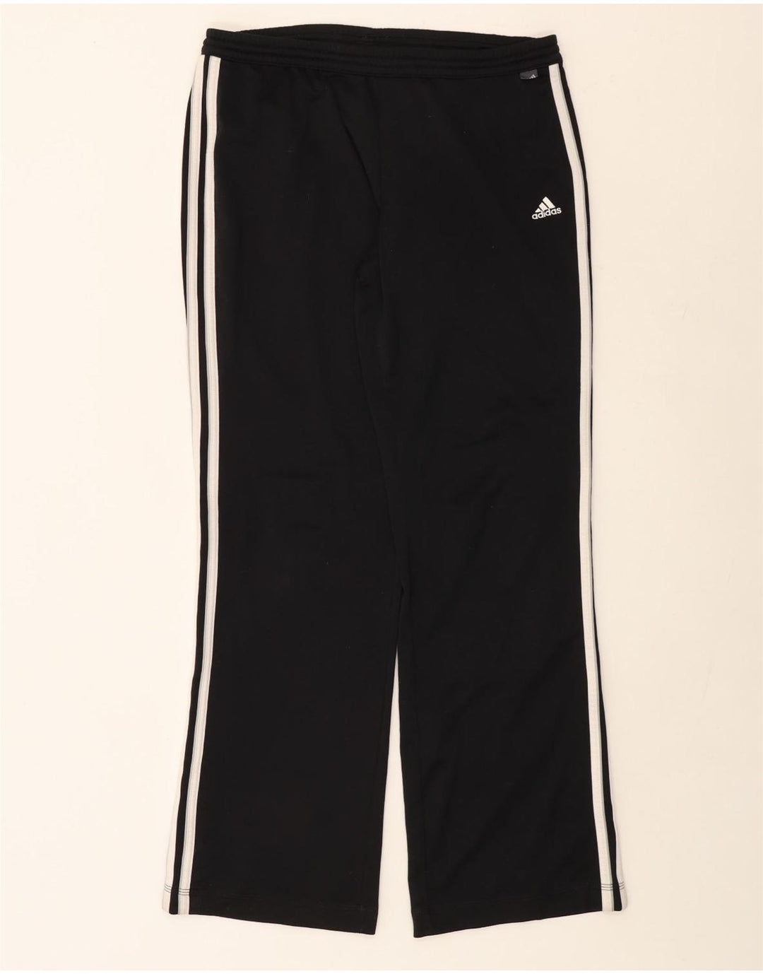 ADIDAS Pantalones de chándal para mujer UK 46 Grande Poliéster negro