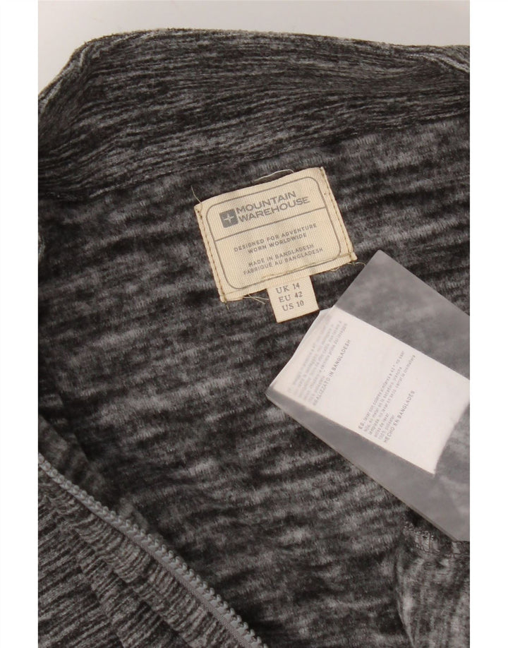 Chaqueta polar para mujer Mountain Warehouse UK 44 Poliéster gris grande