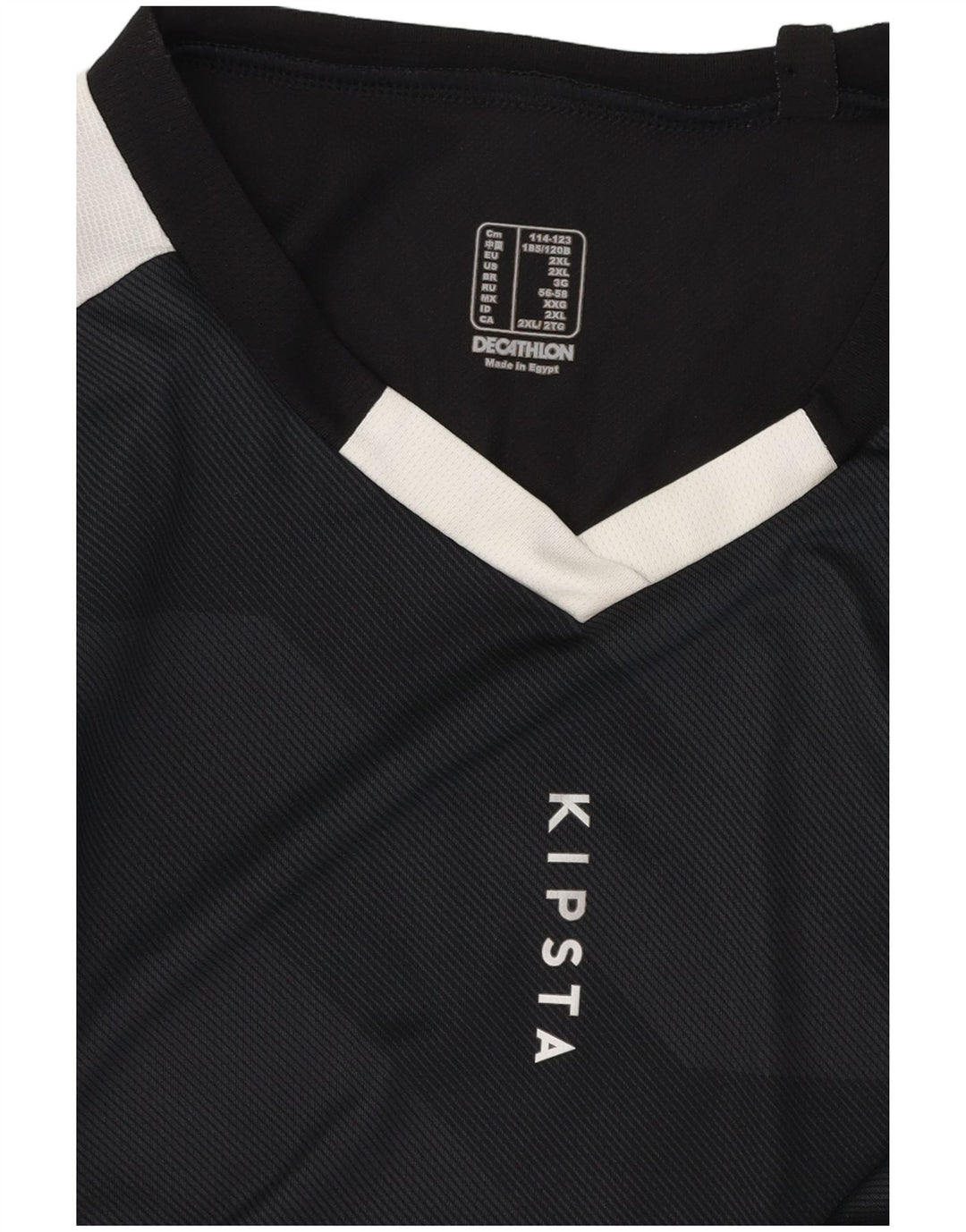 Decathlon - Camiseta gráfica para hombre, talla 2XL, color negro