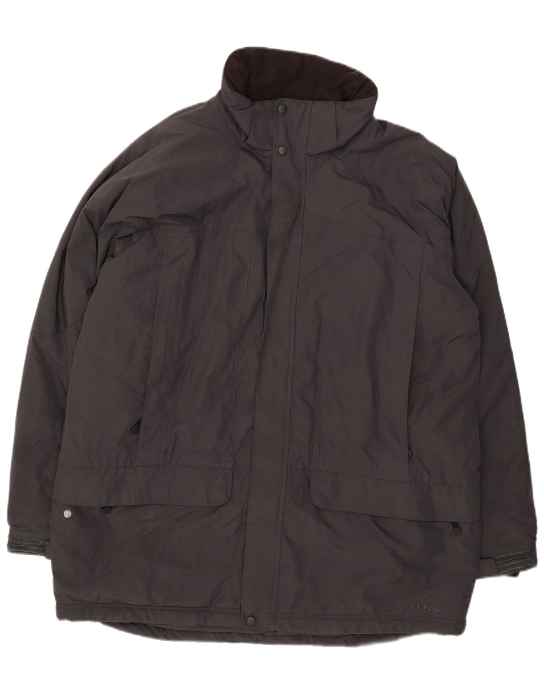 L.L.Bean Chaqueta utilitaria alta para hombre UK 42 XL Nylon gris