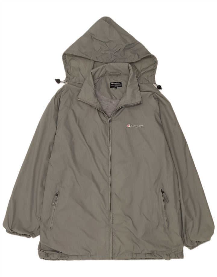 Champion Chaqueta impermeable con capucha para hombre UK 44 2XL Gris