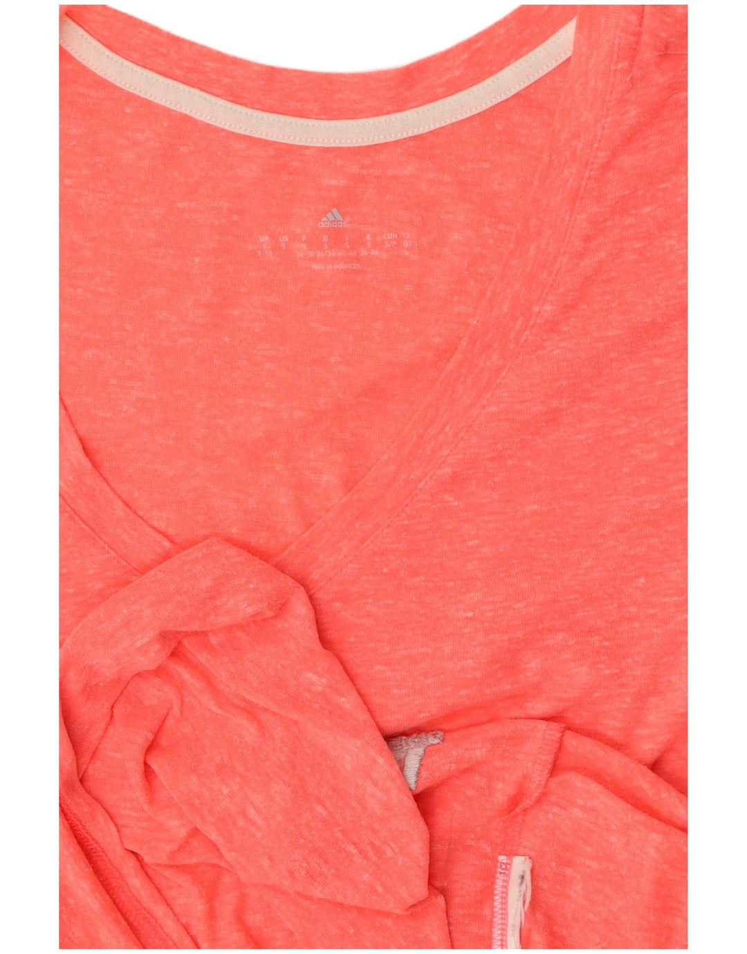 ADIDAS Camiseta para mujer Top UK 8/10 Small Pink Moteado