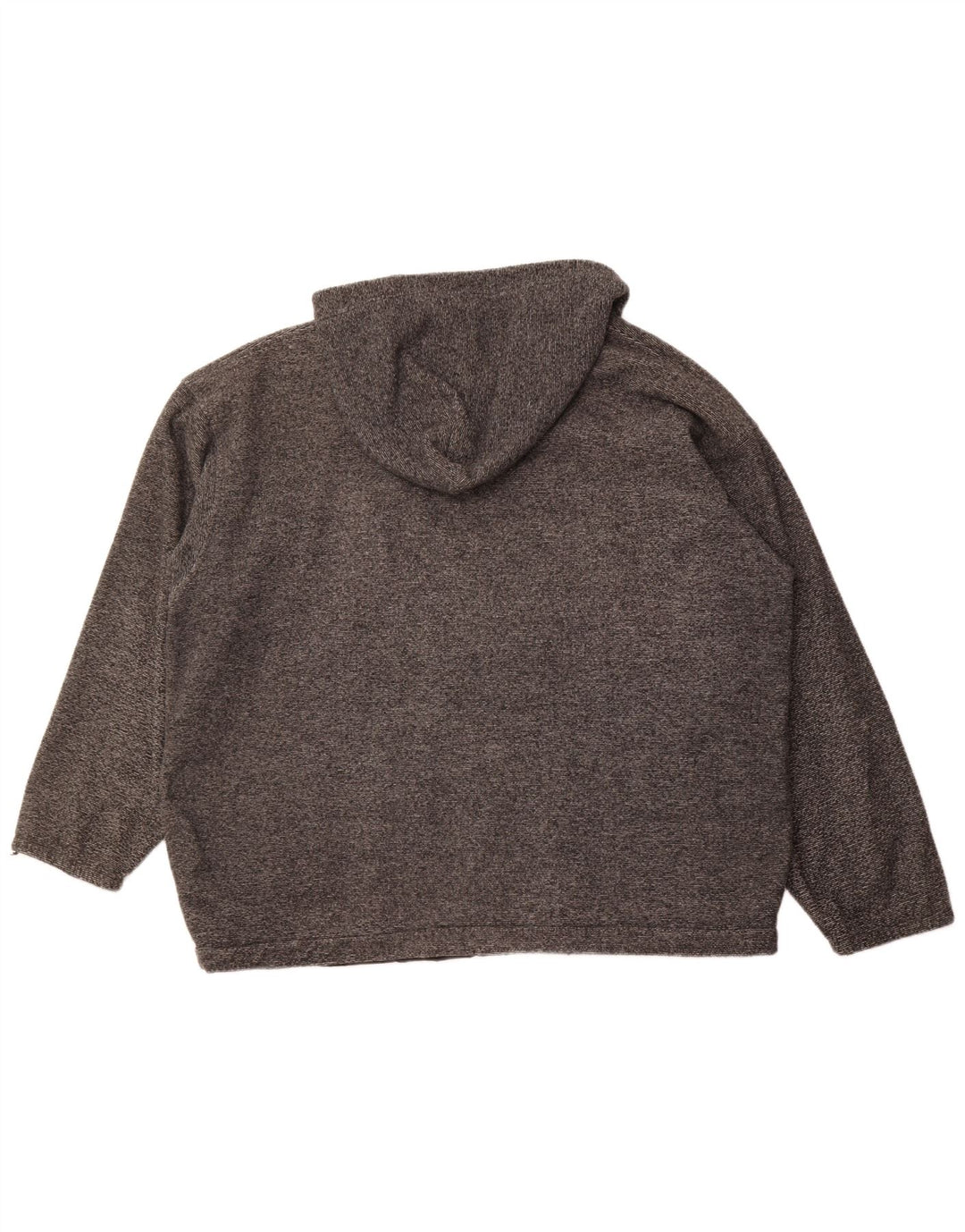 CHAMPION Chaqueta polar con capucha para hombre UK 42 XL Poliéster gris a rayas