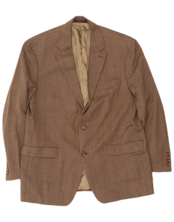 Ralph Lauren Chaqueta tipo blazer de 2 botones para hombre Reino Unido 43 Lana en espiga beige grande