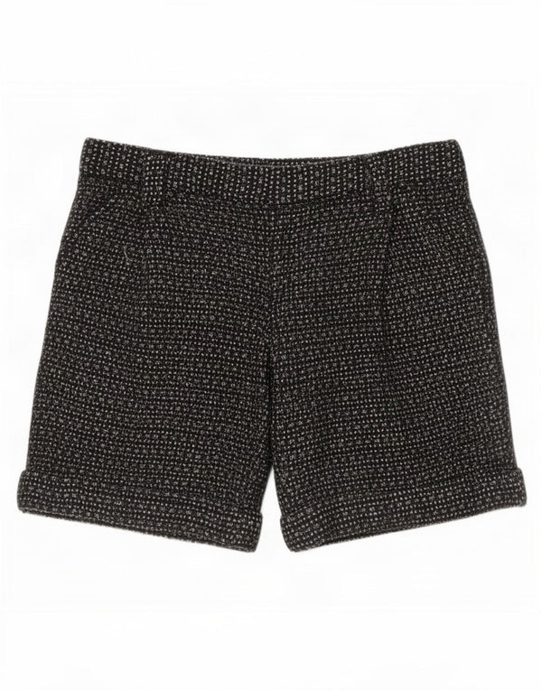Dolce & Gabbana Pantalones cortos casuales para mujer IT 40 Small W26 Black Moteado