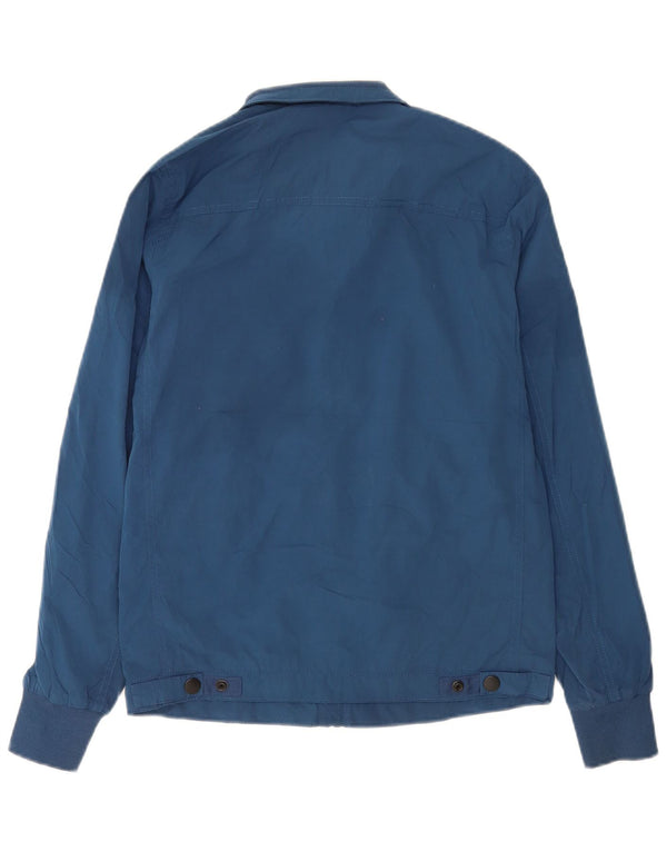 Superdry Chaqueta impermeable para hombre ES 34 XS Poliéster azul