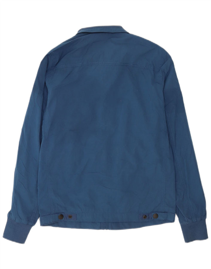 Superdry Chaqueta impermeable para hombre ES 34 XS Poliéster azul