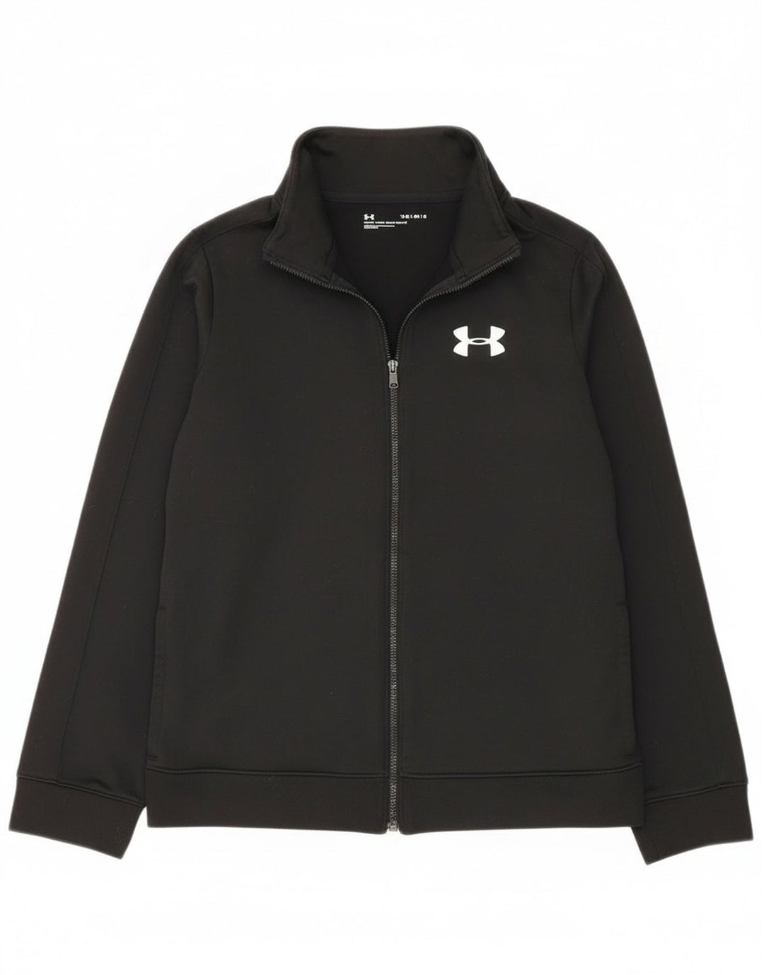 Under Armour Chaqueta de chándal para niños 11-12 años Grande Negro Poliéster
