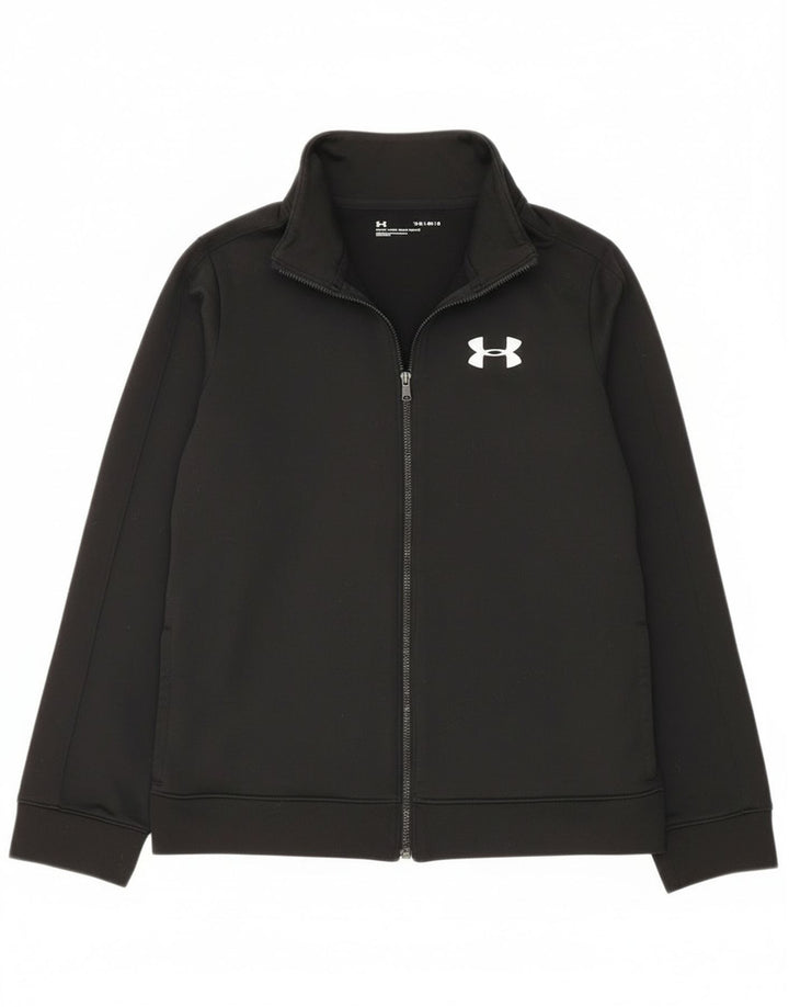 Under Armour Chaqueta de chándal para niños 11-12 años Grande Negro Poliéster