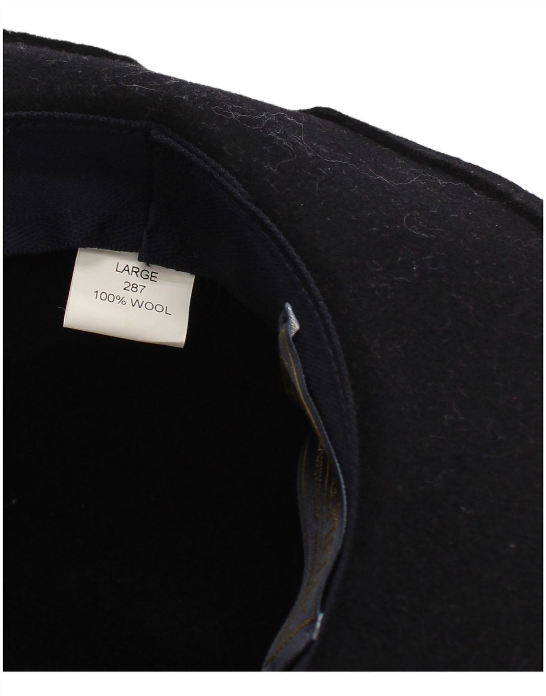 P.G.Field Sombrero Fedora para hombre grande de lana azul marino