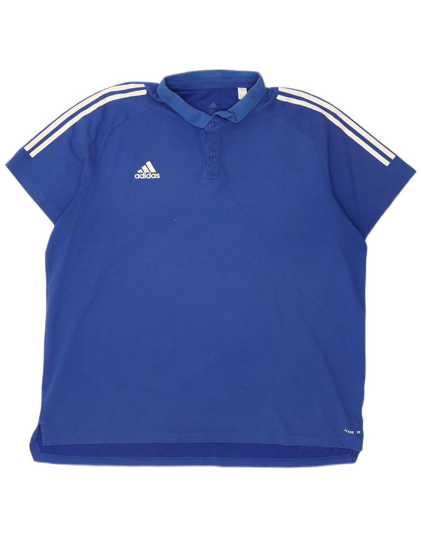 Adidas Polo Aeroready para hombre 3XL Algodón azul