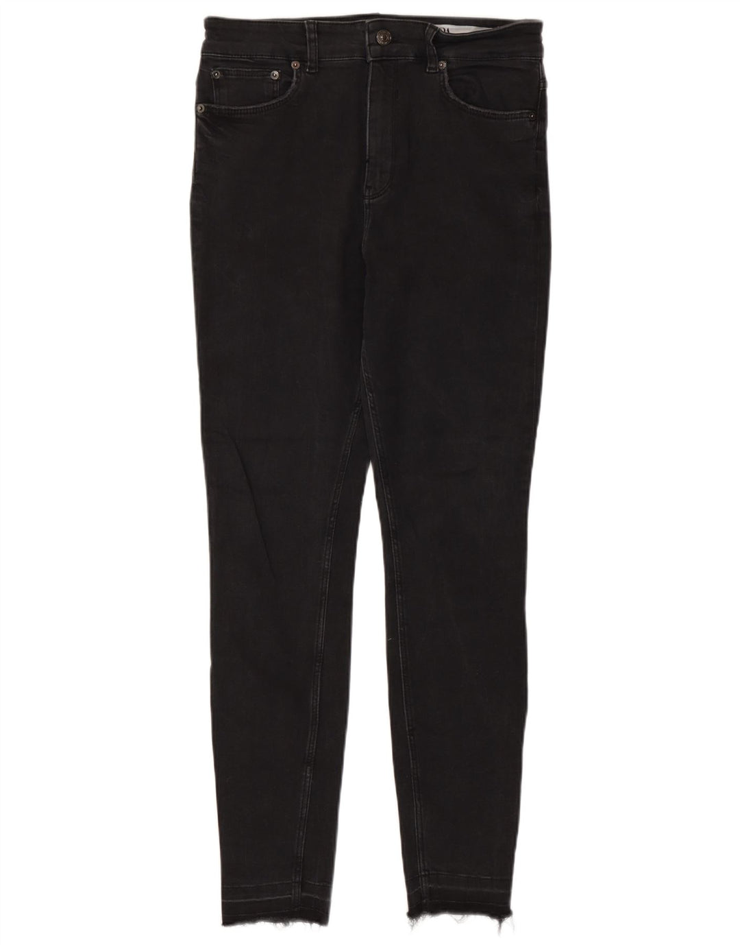 Zara Vaqueros Pitillo Mujer EU 40 Mediano W30 L27 Negro