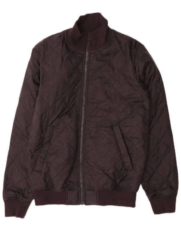 French Connection Chaqueta acolchada para hombre UK 38 Mediana Poliéster negro