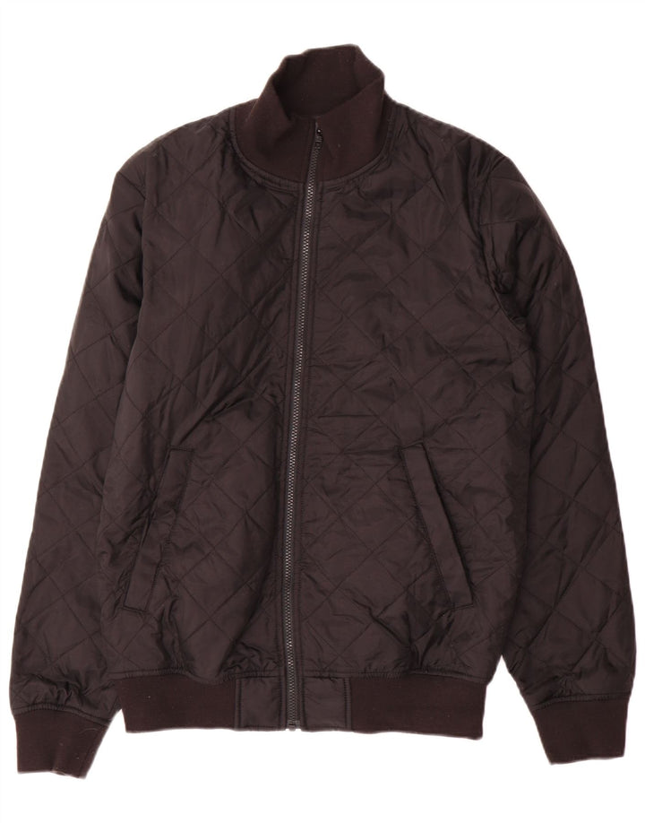 French Connection Chaqueta acolchada para hombre UK 38 Mediana Poliéster negro