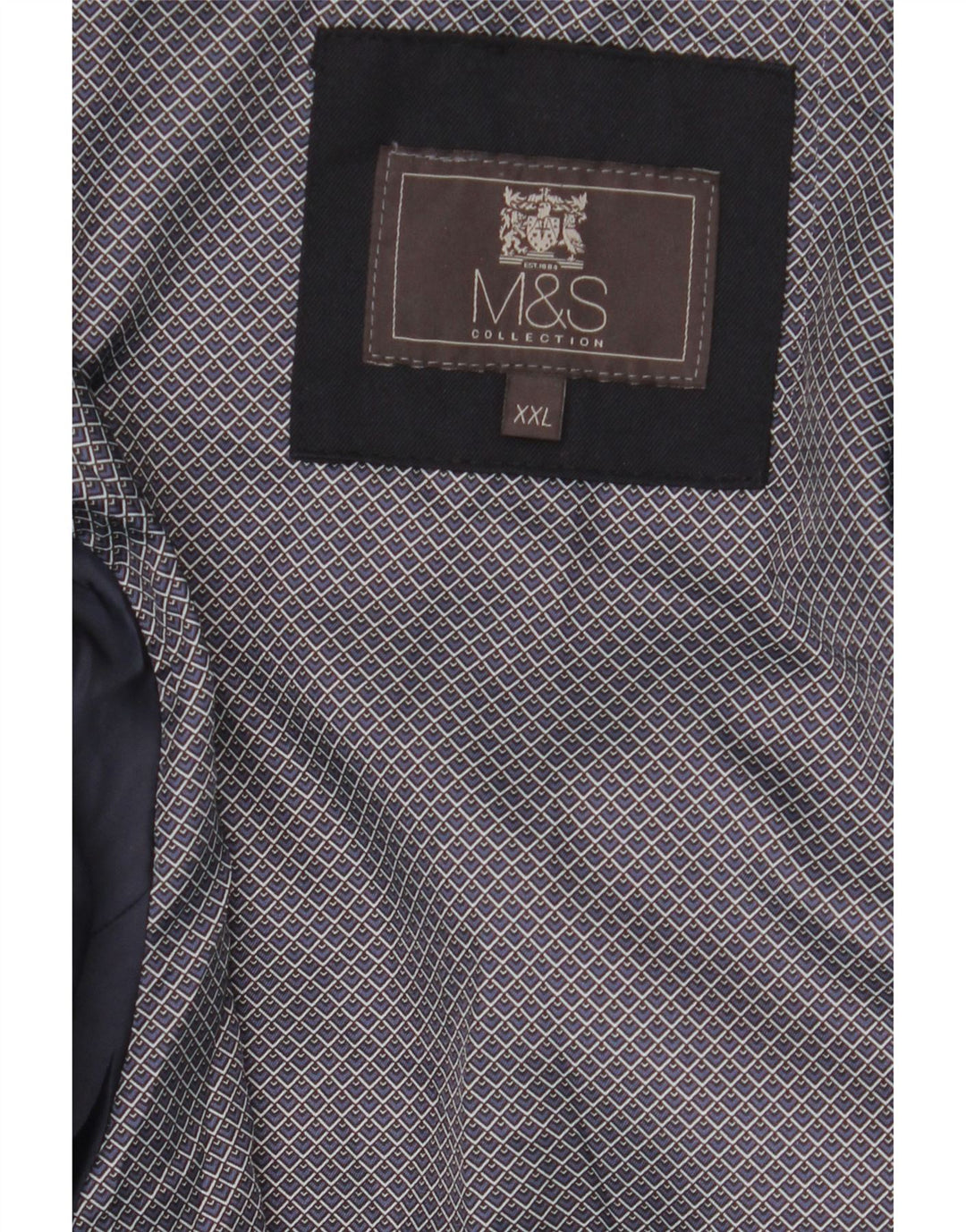 Marks & Spencer Chaqueta Bomber para Hombre UK 44 2XL Azul Marino
