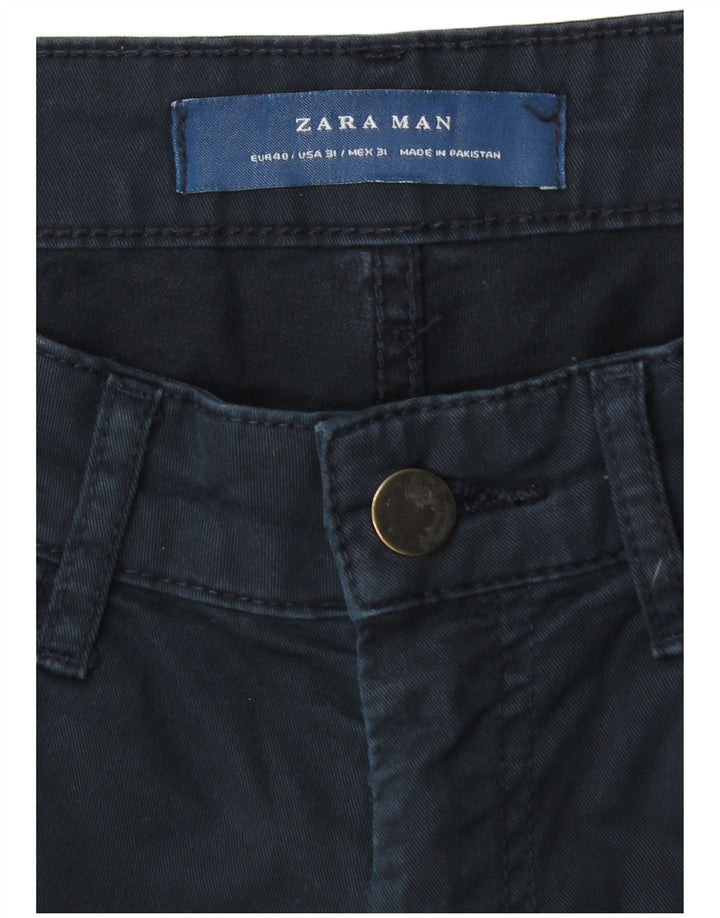 Zara Vaqueros Slim para Hombre EU 40 Medium W31 L29 Azul Marino