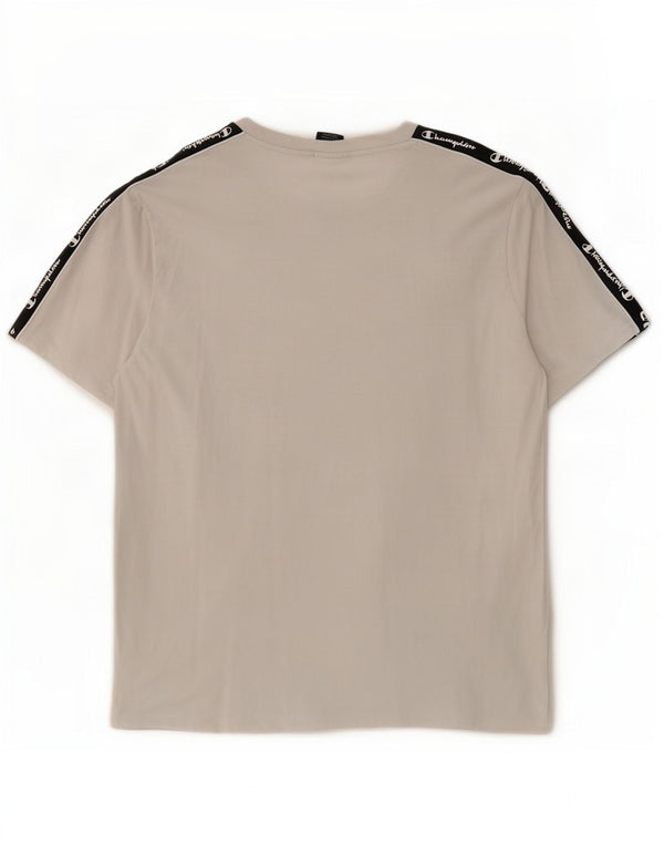 Champion Camiseta gráfica para hombre Top XL Blanco Colorblock